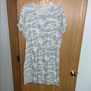 Camo Print Casual Dress